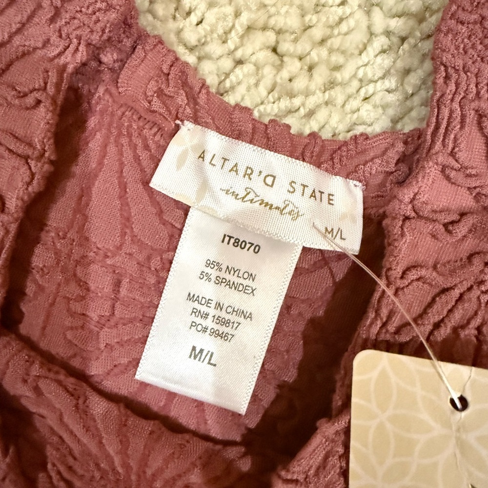 Altar'd State Mauve Stretch Tank Top